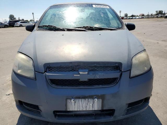 KL1TD5DE4AB128663 - 2010 CHEVROLET AVEO LS 灰色 照片 5