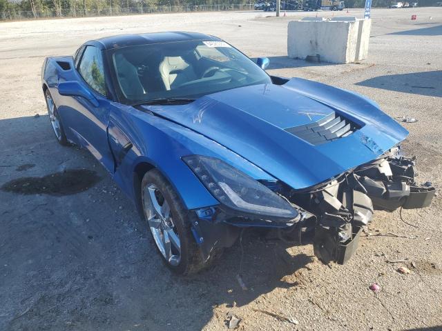 1G1YE2D74E5102136 - 2014 CHEVROLET CORVETTE STINGRAY 3LT BLUE photo 1