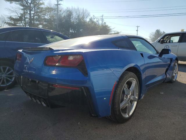 1G1YE2D74E5102136 - 2014 CHEVROLET CORVETTE STINGRAY 3LT BLUE photo 4