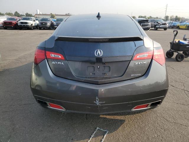 2HNYB1H68AH500443 - 2010 ACURA ZDX ADVANCE Grafit foto 6