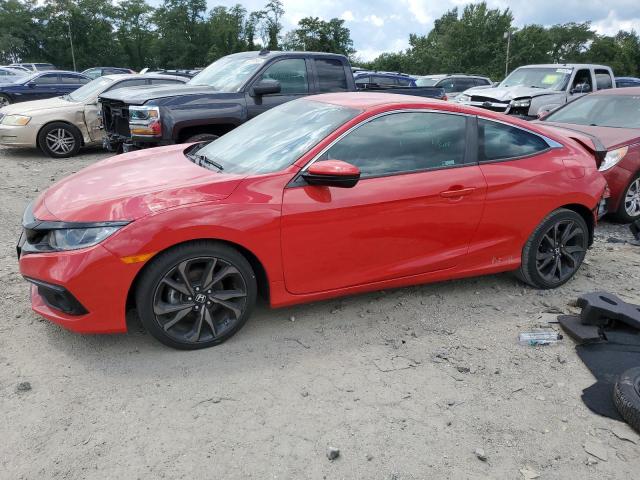 2HGFC4B80KH303422 - 2019 HONDA CIVIC SPORT RED photo 1