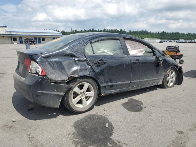 2HGFA16898H317245 - 2008 HONDA CIVIC EX BLACK photo 3