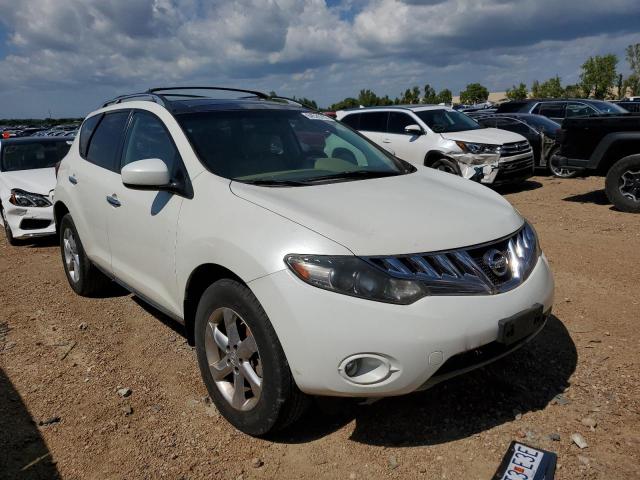 JN8AZ18WX9W210967 - 2009 NISSAN MURANO S WHITE photo 4