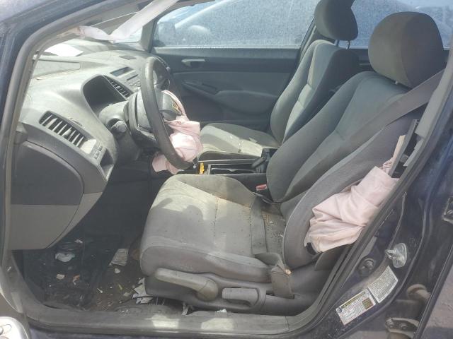 19XFA1F55AE034959 - 2010 HONDA CIVIC LX BLUE photo 7