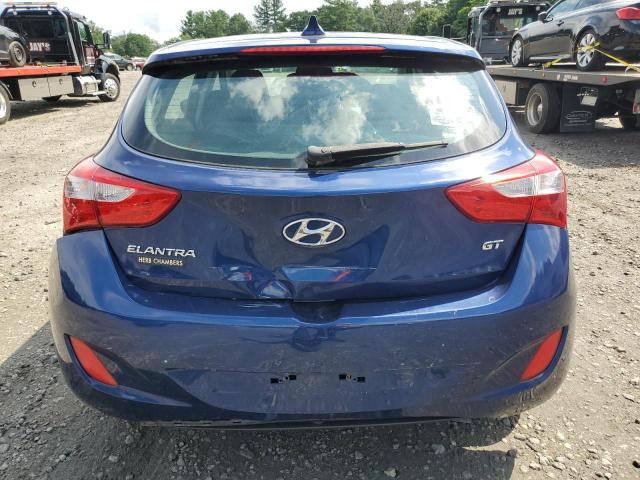 KMHD35LE4DU033817 - 2013 HYUNDAI ELANTRA GT BLUE photo 6