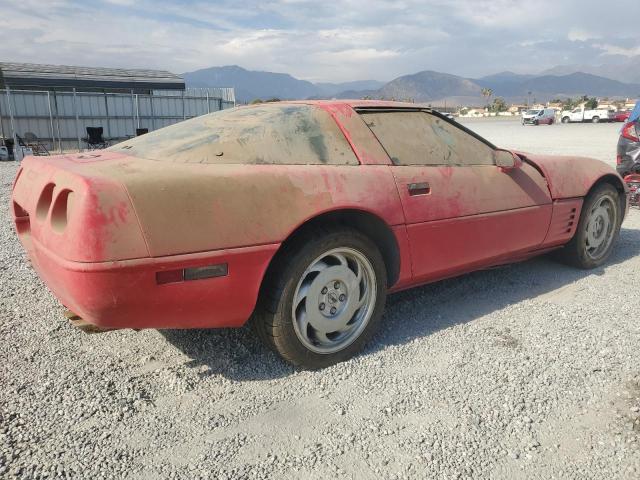 1G1YY2389M5100463 - 1991 CHEVROLET CORVETTE RED photo 3