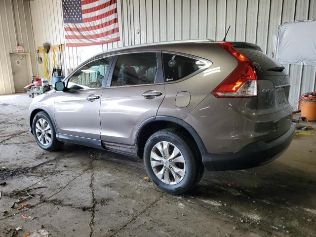 5J6RM4H76CL073214 - 2012 HONDA CR-V EXL BROWN photo 2