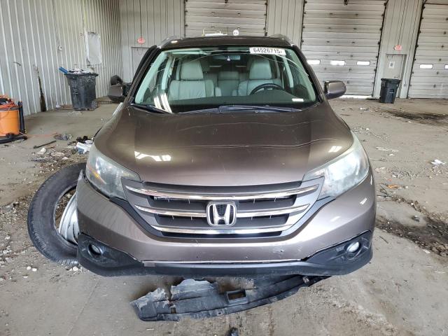 5J6RM4H76CL073214 - 2012 HONDA CR-V EXL BROWN photo 5