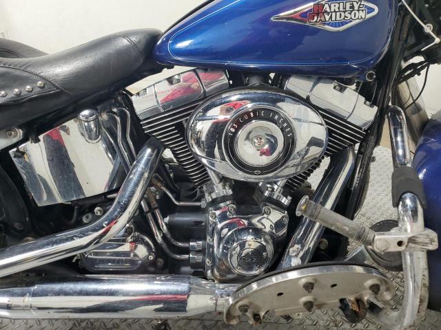 1HD1BWV16FB010871 - 2015 HARLEY-DAVIDSON FLSTC HERITAGE SOFTAIL CLASSIC BLUE photo 5