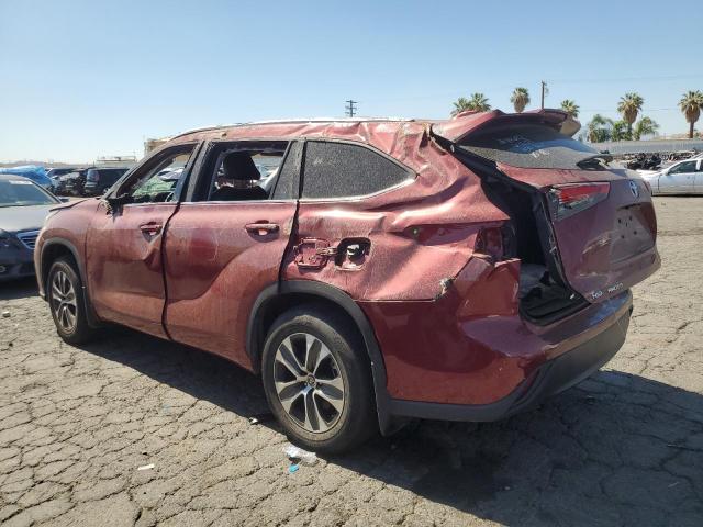 5TDGZRBH8NS565662 - 2022 TOYOTA HIGHLANDER XLE Rot Foto 2