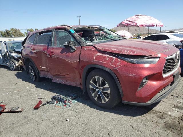5TDGZRBH8NS565662 - 2022 TOYOTA HIGHLANDER XLE Rot Foto 4