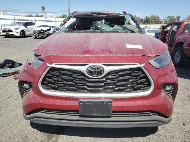 5TDGZRBH8NS565662 - 2022 TOYOTA HIGHLANDER XLE Rot Foto 5