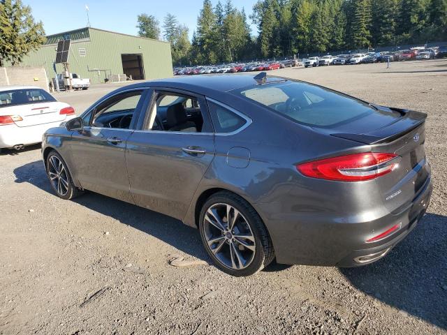 3FA6P0D93LR173620 - 2020 FORD FUSION TITANIUM GRAY photo 2