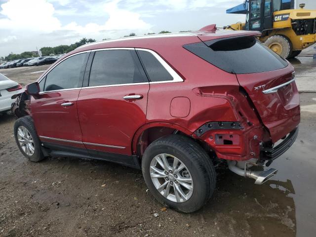 1GYKNAR45LZ205975 - 2020 CADILLAC XT5 LUXURY RED photo 2