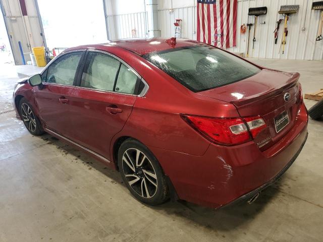 4S3BNAR68J3027082 - 2018 SUBARU LEGACY SPORT RED photo 2