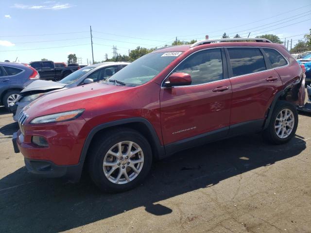 1C4PJMCB9GW338309 - 2016 JEEP CHEROKEE LATITUDE MAROON photo 1