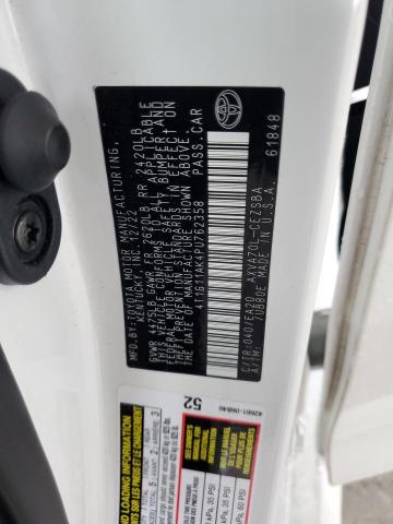 4T1G11AK4PU762358 - 2023 TOYOTA CAMRY SE NIGHT SHADE WHITE photo 12