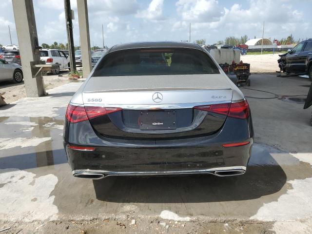 W1K6G7GB5NA083437 - 2022 MERCEDES-BENZ S 580 4MATIC BLACK photo 6