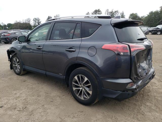 JTMRJREV8GD031500 - 2016 TOYOTA RAV4 HV XLE GRAY photo 2