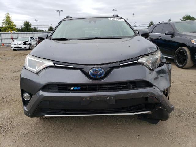 JTMRJREV8GD031500 - 2016 TOYOTA RAV4 HV XLE GRAY photo 5