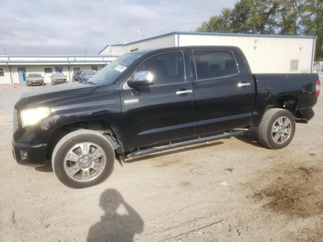 5TFAY5F1XEX380098 - 2014 TOYOTA TUNDRA CREWMAX PLATINUM Schwarz Foto 1