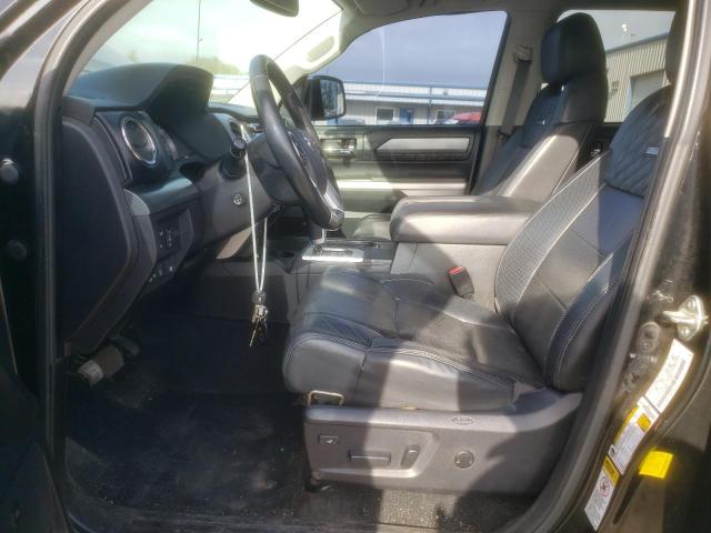 5TFAY5F1XEX380098 - 2014 TOYOTA TUNDRA CREWMAX PLATINUM Schwarz Foto 7