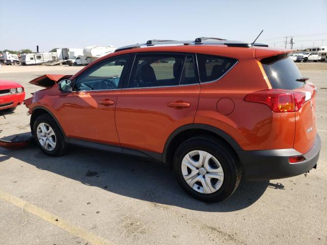 2T3BFREV8FW230194 - 2015 TOYOTA RAV4 LE ORANGE photo 2