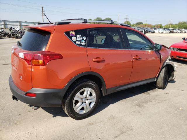 2T3BFREV8FW230194 - 2015 TOYOTA RAV4 LE ORANGE photo 3