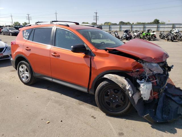 2T3BFREV8FW230194 - 2015 TOYOTA RAV4 LE ORANGE photo 4