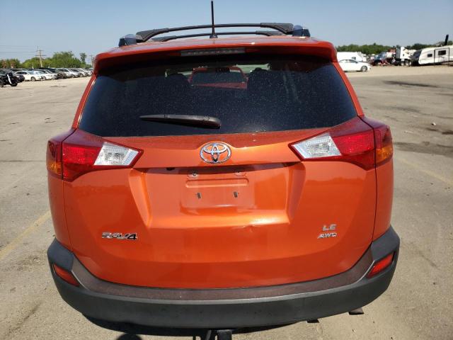 2T3BFREV8FW230194 - 2015 TOYOTA RAV4 LE ORANGE photo 6