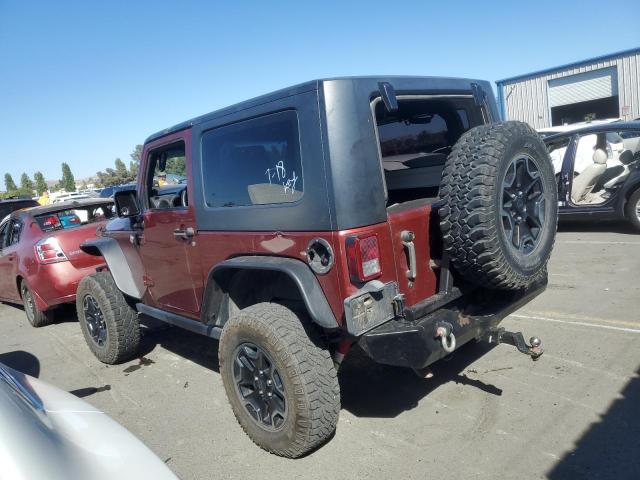 1J4FA24108L529989 - 2008 JEEP WRANGLER X BURGUNDY photo 2