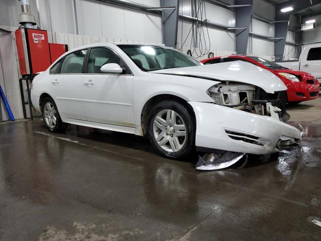 2G1WB5E39C1314879 - 2012 CHEVROLET IMPALA LT WHITE photo 4