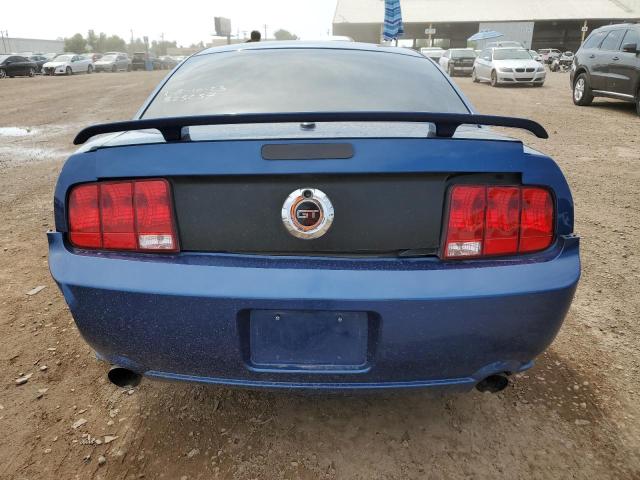 1ZVFT82H475323237 - 2007 FORD MUSTANG GT BLUE photo 6