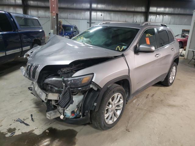 1C4PJLCB9KD178141 - 2019 JEEP CHEROKEE LATITUDE GRAY photo 2