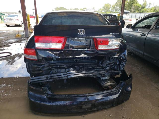 1HGCM56354A073012 - 2004 HONDA ACCORD LX BLACK photo 6