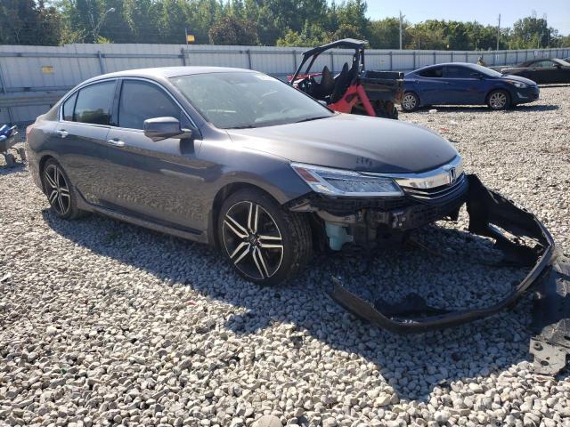 1HGCR3F90HA040094 - 2017 HONDA ACCORD TOURING GRAY photo 4