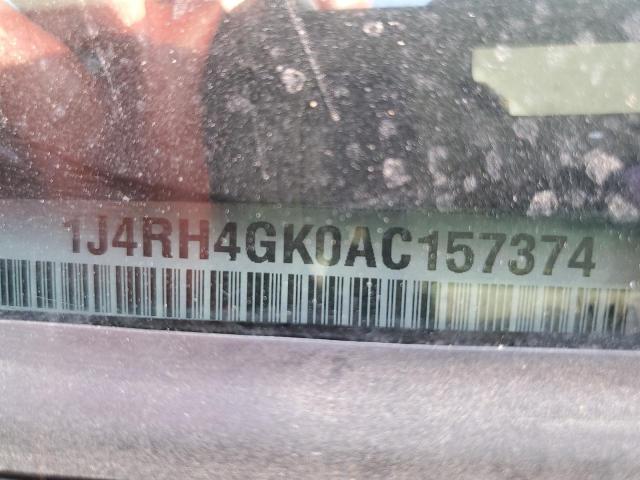 1J4RH4GK0AC157374 - 2010 JEEP COMMANDER SPORT Plata foto 13