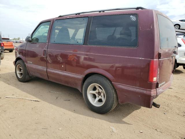 1GKDM19WX1B503645 - 2001 GMC SAFARI XT MAROON photo 2