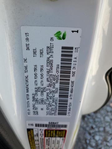 5TFRX5GNXGX053811 - 2016 TOYOTA TACOMA ACCESS CAB თეთრი ფოტო 12