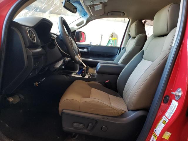 5TFUW5F19EX344020 - 2014 TOYOTA TUNDRA DOUBLE CAB SR/SR5 RED photo 7