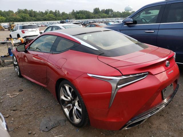 JTHHP5AY7KA006244 - 2019 LEXUS LC 500 RED photo 2