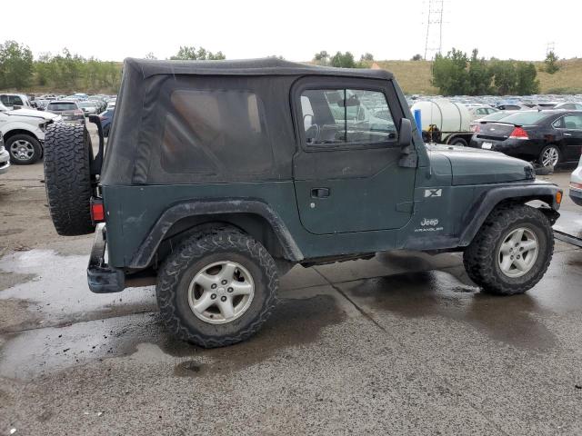 1J4FA39S84P702166 - 2004 JEEP WRANGLER X GREEN photo 3