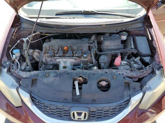 2HGFB2F53EH523388 - 2014 HONDA CIVIC LX BURGUNDY photo 11