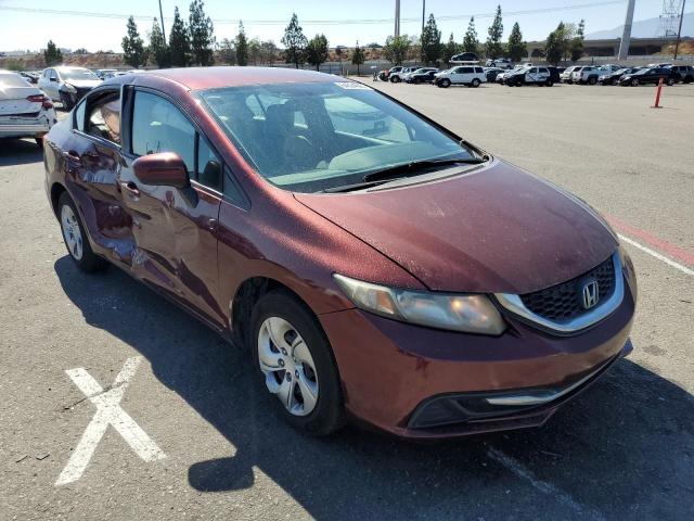 2HGFB2F53EH523388 - 2014 HONDA CIVIC LX BURGUNDY photo 4