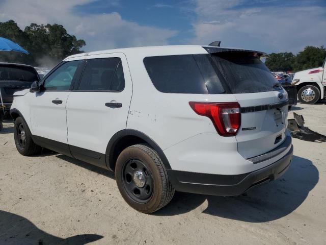 1FM5K8AR7JGB46265 - 2018 FORD EXPLORER POLICE INTERCEPTOR WHITE photo 2