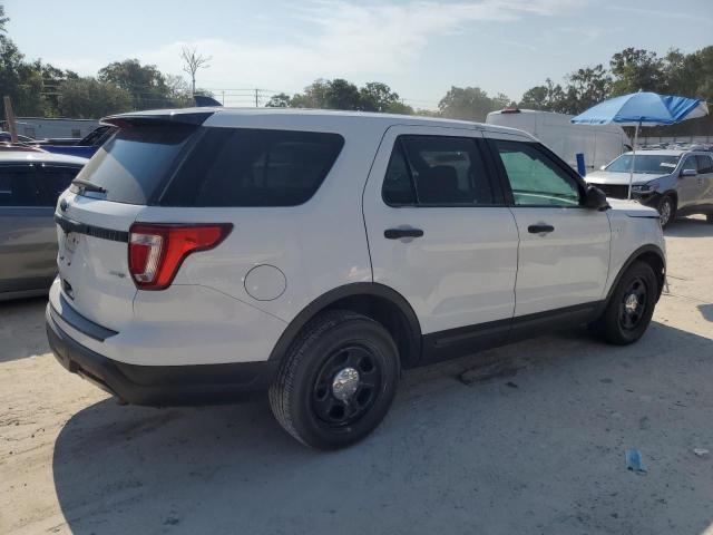 1FM5K8AR7JGB46265 - 2018 FORD EXPLORER POLICE INTERCEPTOR WHITE photo 3