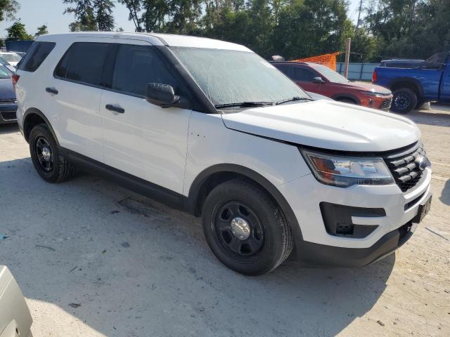 1FM5K8AR7JGB46265 - 2018 FORD EXPLORER POLICE INTERCEPTOR WHITE photo 4