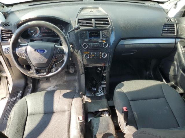 1FM5K8AR7JGB46265 - 2018 FORD EXPLORER POLICE INTERCEPTOR WHITE photo 8