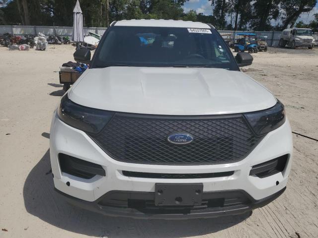 1FM5K8AB0LGD18805 - 2020 FORD EXPLORER POLICE INTERCEPTOR Blanco foto 5