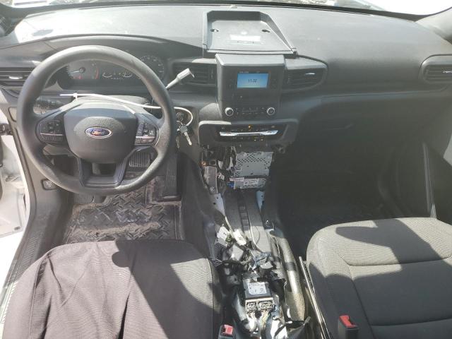 1FM5K8AB0LGD18805 - 2020 FORD EXPLORER POLICE INTERCEPTOR Blanco foto 8